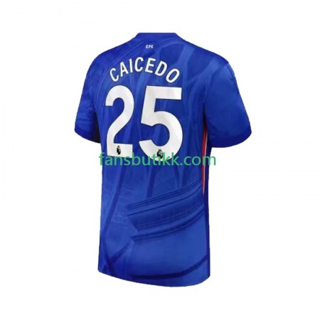 Fotballdrakt Chelsea Moises Caicedo 25 Hjemmetrøye 2025-2026 Kortermet